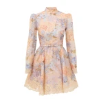 Zimmermann Valiant Panelled Mini Dress | Ready to Wear Collection Coveti Zimmermann Valiant Panelled Mini Dress