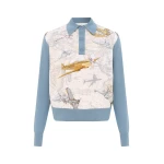 Zimmermann Valiant Printed Silk Polo