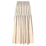 Zimmermann Valiant Striped Midi Skirt