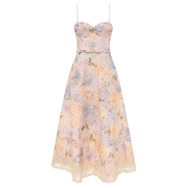 Zimmermann Valiant Tucked Midi Dress