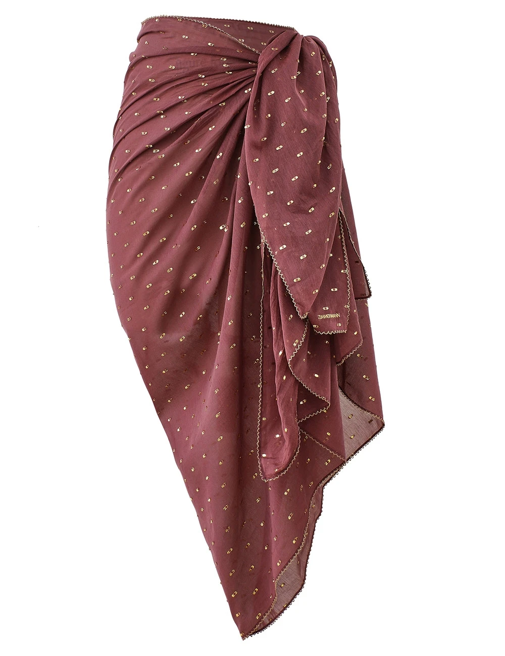 Zimmermann Woven Metallic Pareo | Ready to Wear Collection Coveti Zimmermann Woven Metallic Pareo