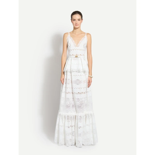 Zuhair Murad Broderie Long Skirt - Skirts - Lebanese Haute Couture and Evening Gowns at Coveti
