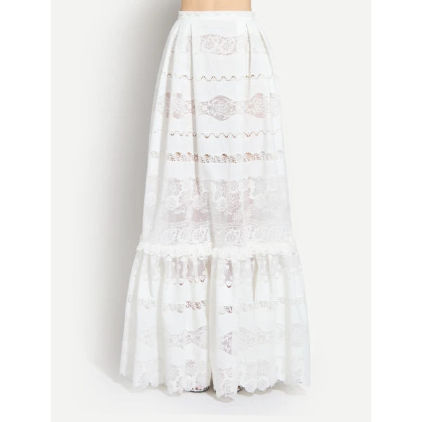 Zuhair Murad Broderie Long Skirt - Skirts - Lebanese Haute Couture and Evening Gowns at Coveti