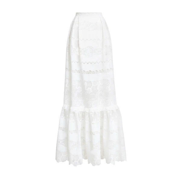 Zuhair Murad Broderie Long Skirt - Skirts - Lebanese Haute Couture and Evening Gowns at Coveti