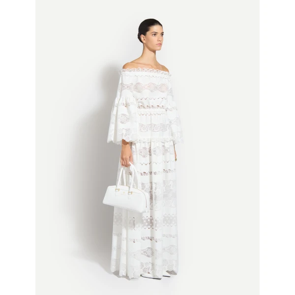 Zuhair Murad Broderie Off-Shoulder Dress - Dresses - Lebanese Haute Couture and Evening Gowns at Coveti