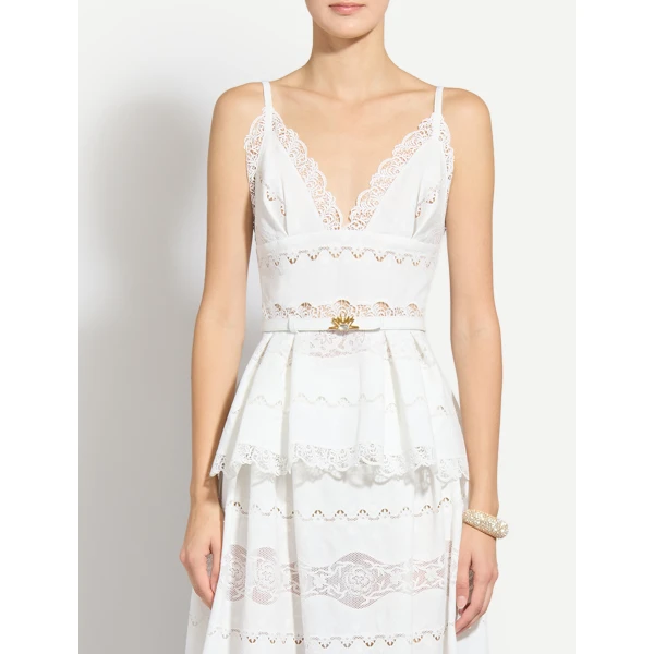 Zuhair Murad Broderie Top - Tops - Lebanese Haute Couture and Evening Gowns at Coveti