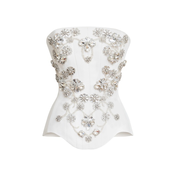 Zuhair Murad Cady Beaded Top