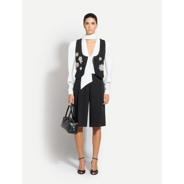 Zuhair Murad Cady Bermuda Pants - Pants - Lebanese Haute Couture and Evening Gowns at Coveti