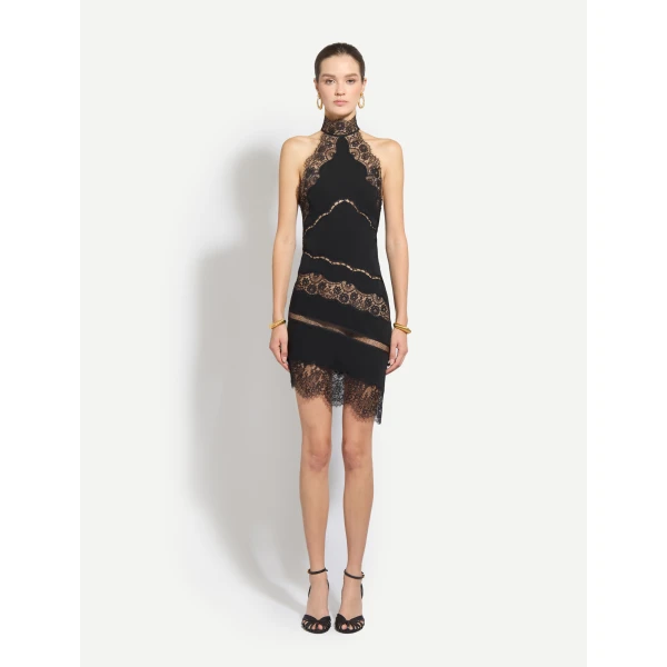 Zuhair Murad Cady Halter Mini Dress - Dresses - Lebanese Haute Couture and Evening Gowns at Coveti