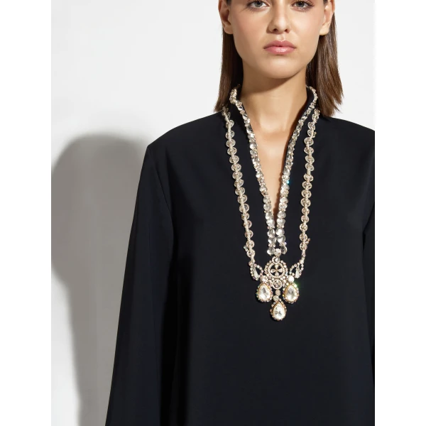Zuhair Murad Cady Long Blouse - Tops - Lebanese Haute Couture and Evening Gowns at Coveti