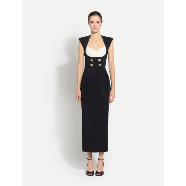 Zuhair Murad Cady Midi Dress - Dresses - Lebanese Haute Couture and Evening Gowns at Coveti