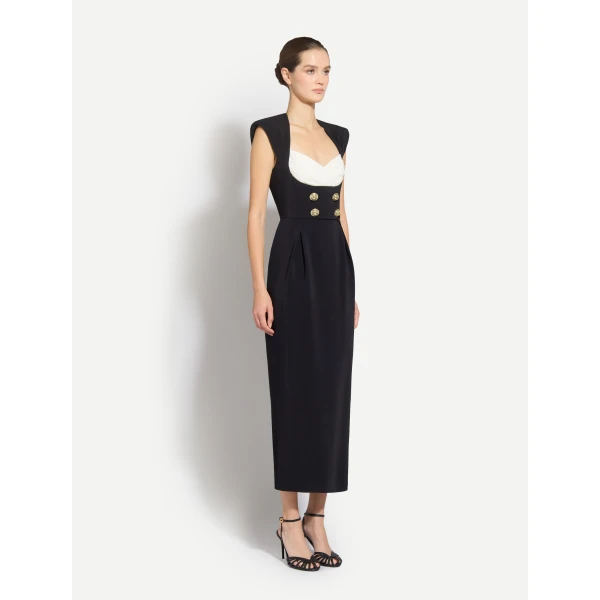 Zuhair Murad Cady Midi Dress - Dresses - Lebanese Haute Couture and Evening Gowns at Coveti