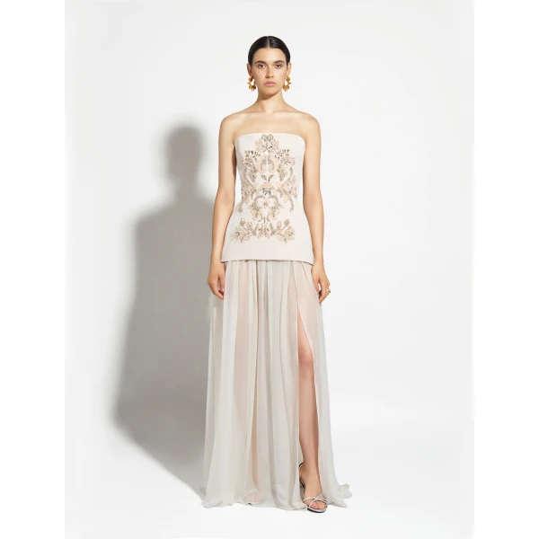 Zuhair Murad Cady Top - Tops - Lebanese Haute Couture and Evening Gowns at Coveti