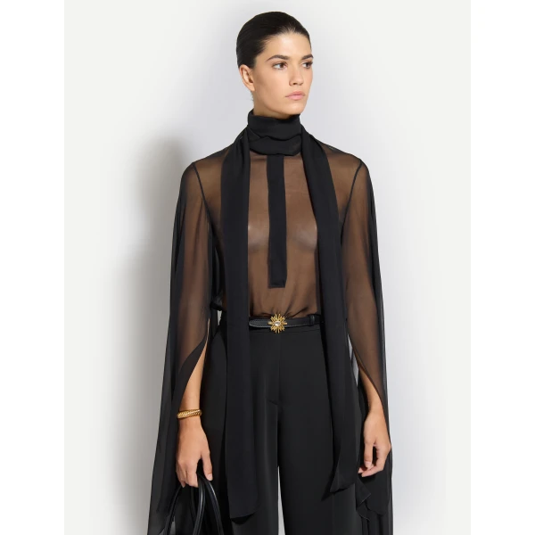 Zuhair Murad Chiffon Blouse - Tops - Lebanese Haute Couture and Evening Gowns at Coveti