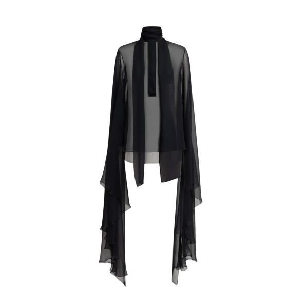 Zuhair Murad Chiffon Blouse - Tops - Lebanese Haute Couture and Evening Gowns at Coveti