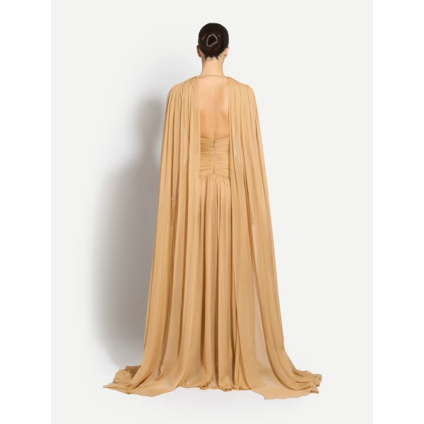 Zuhair Murad Chiffon Draped Dress - Dresses - Lebanese Haute Couture and Evening Gowns at Coveti