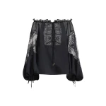 Zuhair Murad Chiffon Lace Blouse - Tops - Lebanese Haute Couture and Evening Gowns at Coveti