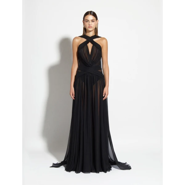 Zuhair Murad Flared Long Dress - Dresses - Lebanese Haute Couture and Evening Gowns at Coveti