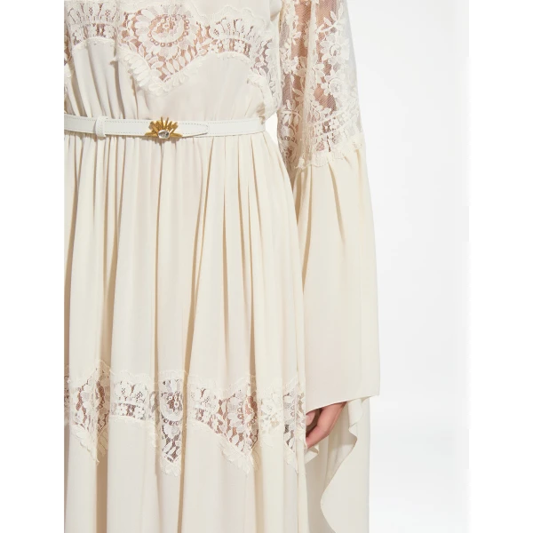 Zuhair Murad Georgette & Lace Dress - Dresses - Lebanese Haute Couture and Evening Gowns at Coveti