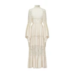 Zuhair Murad Georgette & Lace Dress - Dresses - Lebanese Haute Couture and Evening Gowns at Coveti