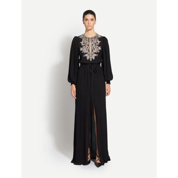 Zuhair Murad Georgette Long Dress - Dresses - Lebanese Haute Couture and Evening Gowns at Coveti