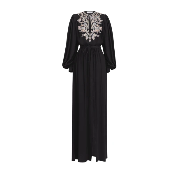 Zuhair Murad Georgette Long Dress - Dresses - Lebanese Haute Couture and Evening Gowns at Coveti