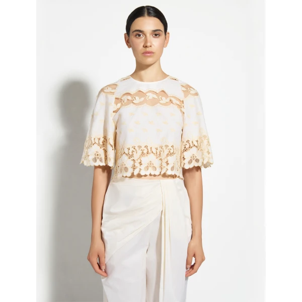 Zuhair Murad Goa Cropped Top - Tops - Lebanese Haute Couture and Evening Gowns at Coveti