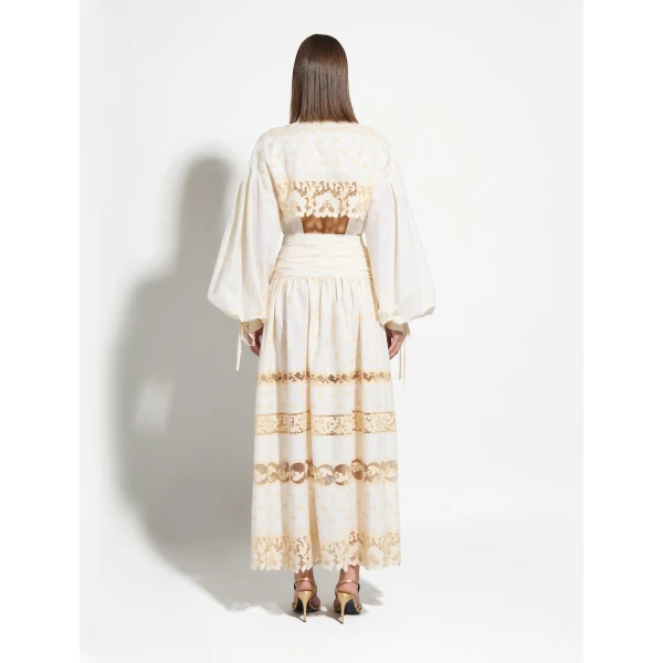 Zuhair Murad Goa Midi Dress - Dresses - Lebanese Haute Couture and Evening Gowns at Coveti
