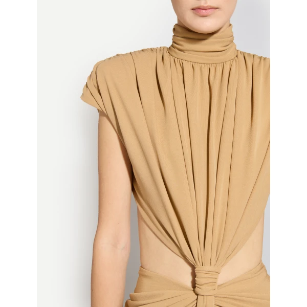 Zuhair Murad Jersey Draped Dress - Dresses - Lebanese Haute Couture and Evening Gowns at Coveti