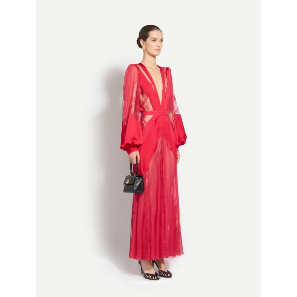 Zuhair Murad Lace Ankle Dress - Dresses - Lebanese Haute Couture and Evening Gowns at Coveti