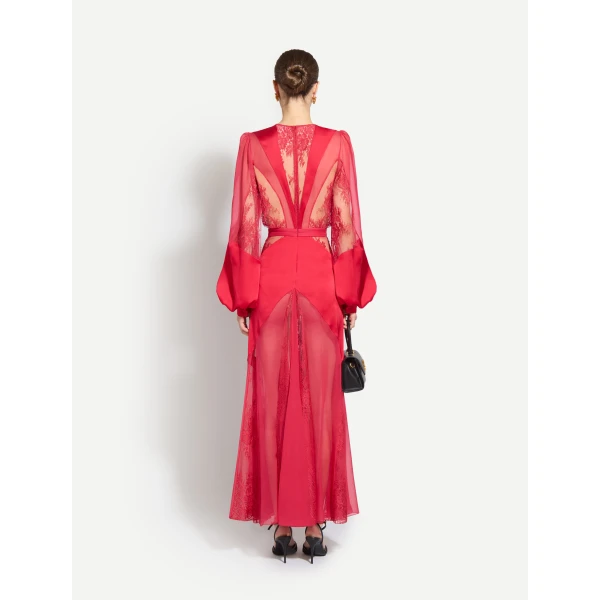 Zuhair Murad Lace Ankle Dress - Dresses - Lebanese Haute Couture and Evening Gowns at Coveti