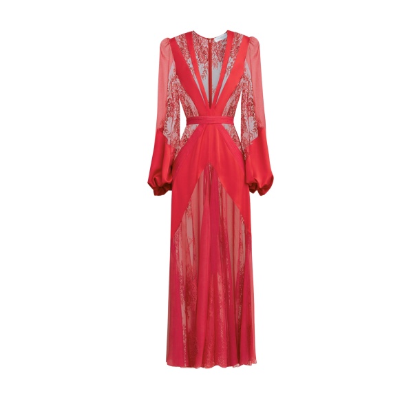 Zuhair Murad Lace Ankle Dress - Dresses - Lebanese Haute Couture and Evening Gowns at Coveti