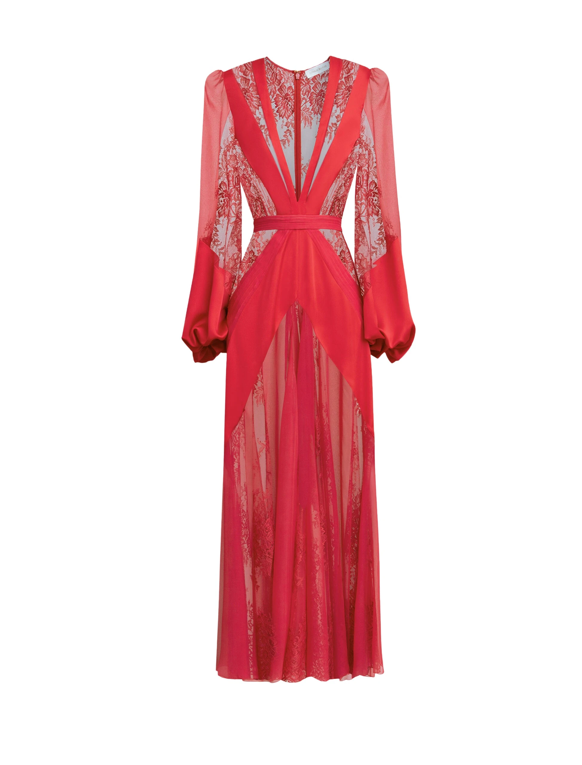 Zuhair-Murad-Lace-Ankle-Dress-6-scaled97963_nobg Zuhair Murad Lace Ankle Dress - Dresses - Lebanese Haute Couture and Evening Gowns at Coveti