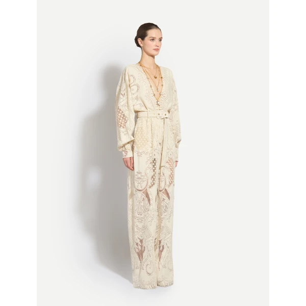Zuhair Murad Lace Jumpsuit - Jumpsuit - Lebanese Haute Couture and Evening Gowns at Coveti