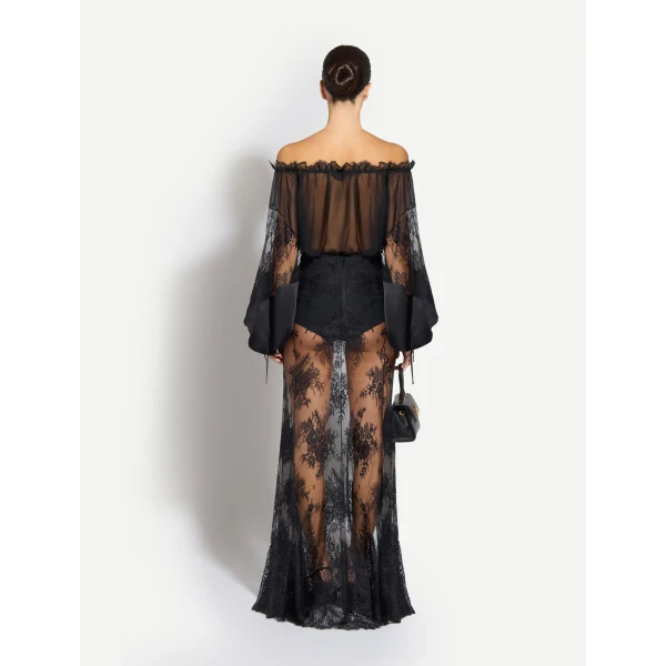 Zuhair Murad Lace Long Skirt - Skirts - Lebanese Haute Couture and Evening Gowns at Coveti