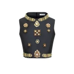Zuhair Murad Mikado Cropped Top - Tops - Lebanese Haute Couture and Evening Gowns at Coveti