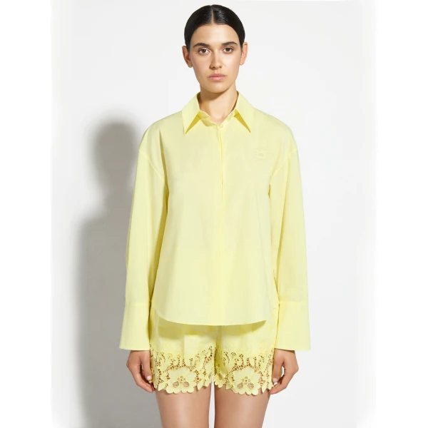 Zuhair Murad Monogram Shirt - Tops - Lebanese Haute Couture and Evening Gowns at Coveti