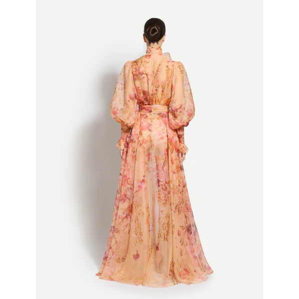 Zuhair Murad Organza Flowers Halter Dress - Dresses - Lebanese Haute Couture and Evening Gowns at Coveti