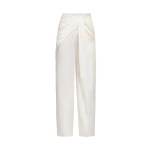 Zuhair Murad Popeline Draped Trousers - Pants - Lebanese Haute Couture and Evening Gowns at Coveti