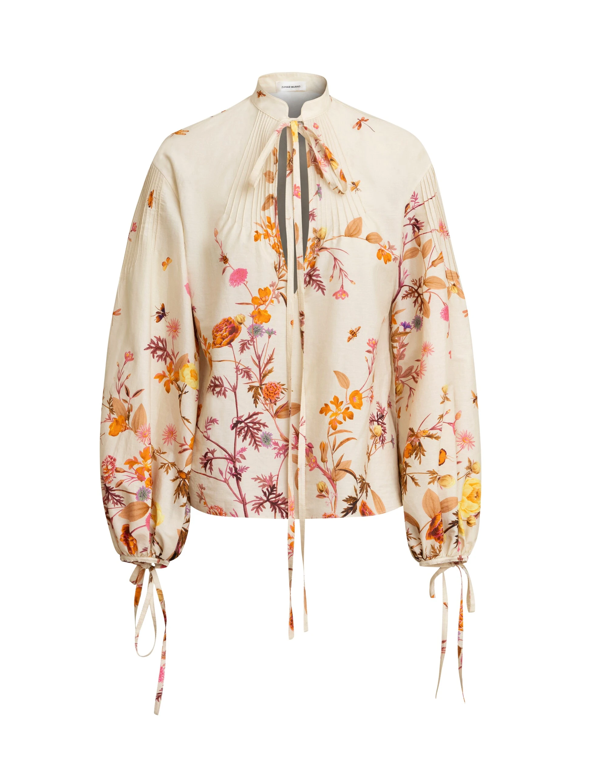 Zuhair-Murad-Popeline-Tree-Print-Blouse-5-scaled47989_nobg Zuhair Murad Popeline Tree Print Blouse - Tops - Lebanese Haute Couture and Evening Gowns at Coveti