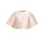 Zuhair Murad Shantung Cropped Top - Tops - Lebanese Haute Couture and Evening Gowns at Coveti