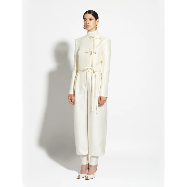 Zuhair Murad Shantung Jacket - Jackets - Lebanese Haute Couture and Evening Gowns at Coveti
