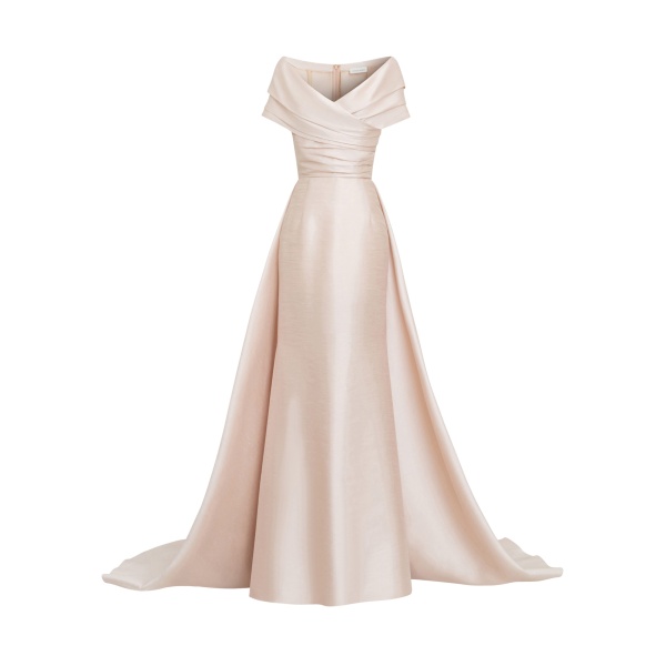 Zuhair Murad Shantung Long Dress - Dresses - Lebanese Haute Couture and Evening Gowns at Coveti