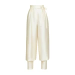 Zuhair Murad Shantung Trousers - Pants - Lebanese Haute Couture and Evening Gowns at Coveti
