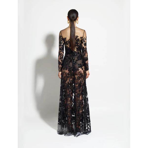 Zuhair Murad Symmetrical Long Dress - Dresses - Lebanese Haute Couture and Evening Gowns at Coveti