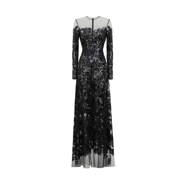 Zuhair Murad Symmetrical Long Dress - Dresses - Lebanese Haute Couture and Evening Gowns at Coveti