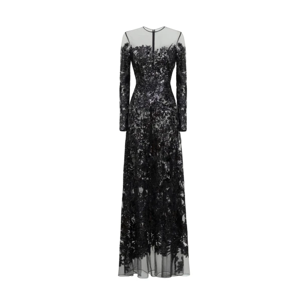 Zuhair Murad Symmetrical Long Dress - Dresses - Lebanese Haute Couture and Evening Gowns at Coveti