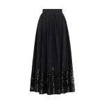 Zuhair Murad Taffeta Paillettes Midi Skirt - Skirts - Lebanese Haute Couture and Evening Gowns at Coveti