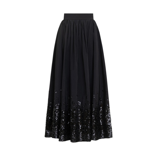 Zuhair Murad Taffeta Paillettes Midi Skirt - Skirts - Lebanese Haute Couture and Evening Gowns at Coveti