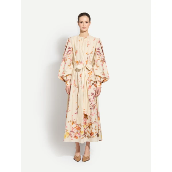 Zuhair Murad Tree Print Ankle Dress - Dresses - Lebanese Haute Couture and Evening Gowns at Coveti